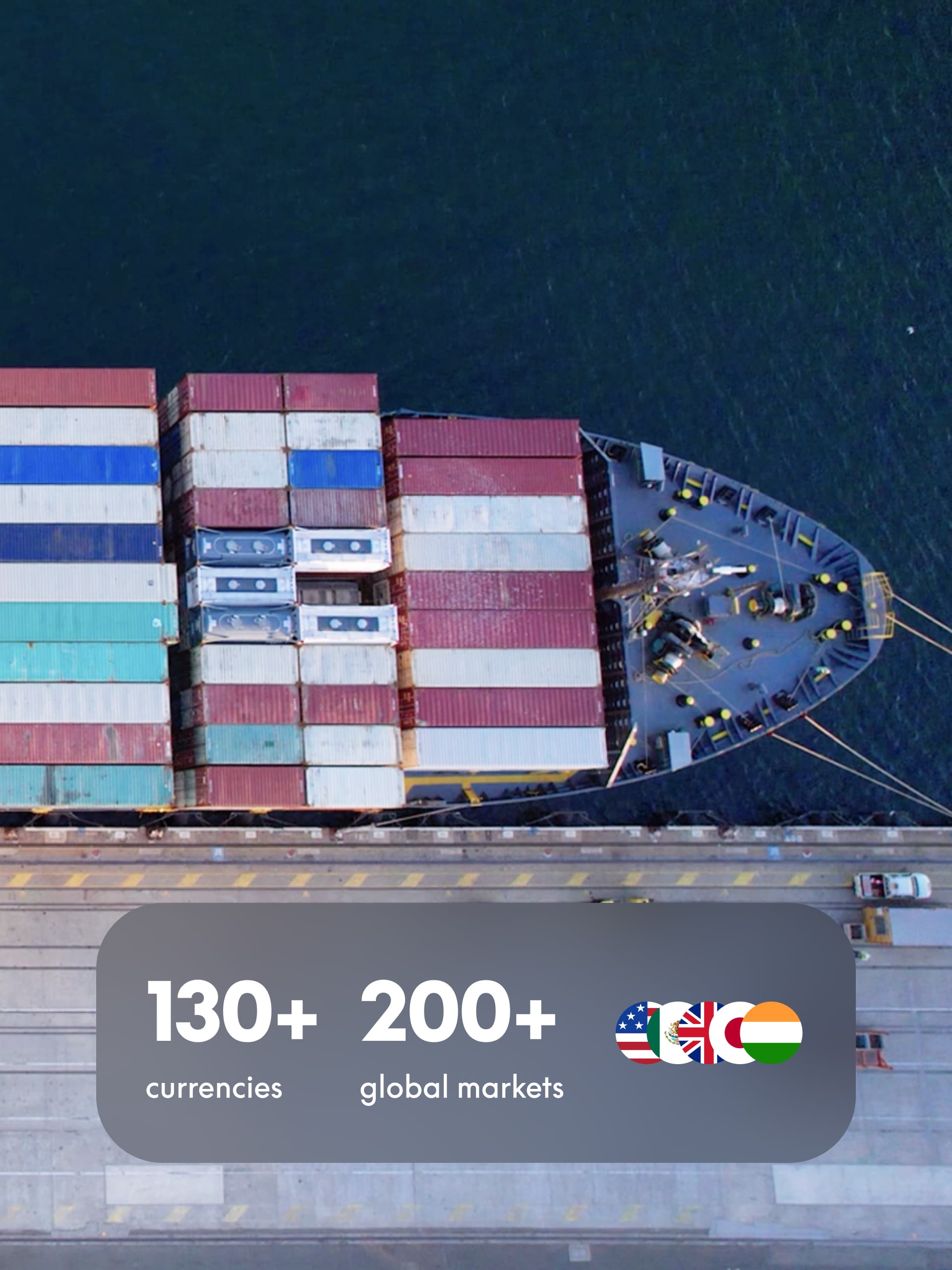 Global shipping and local payouts