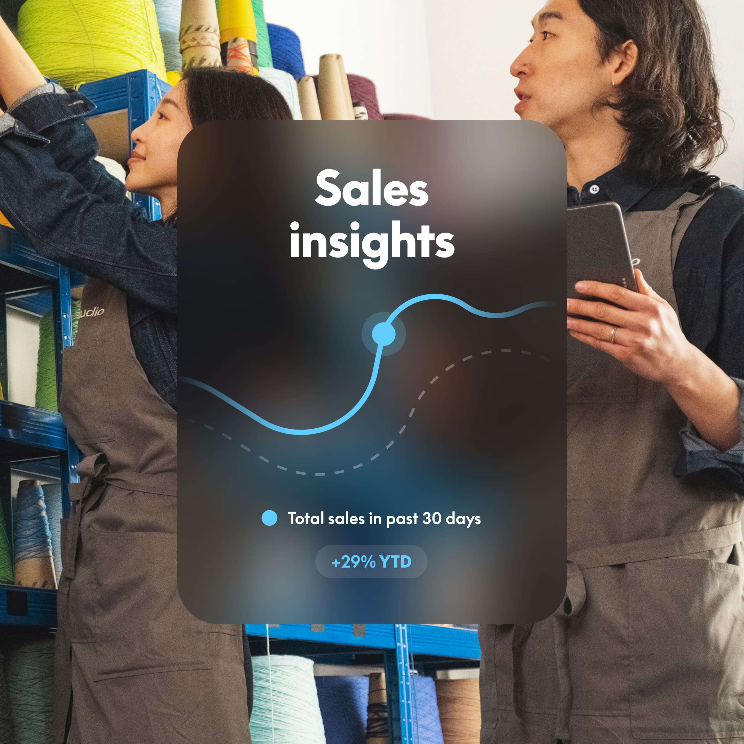 Sales insights for a growing shop